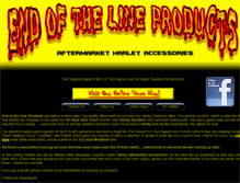 Tablet Screenshot of endofthelineproducts.com